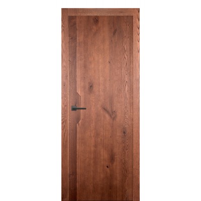 Дверь из рустикального массива дуба - Bottega Legno Модель 5 (полотно глухое) 