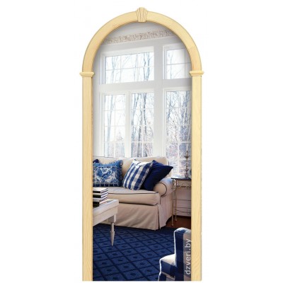 Арка Романская с покрытием шпон дуба