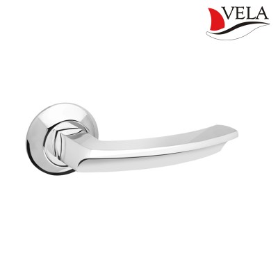 Дверная ручка Морион (Vela) хром