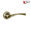 Дверная ручка Прима (Vela) бронза